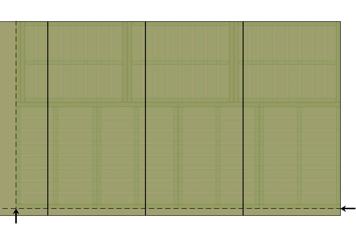 Pallet House Construction Illustrations Step 2 